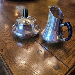 Cohr Hans Peter Jacobsen 1950s creamer and sugar set